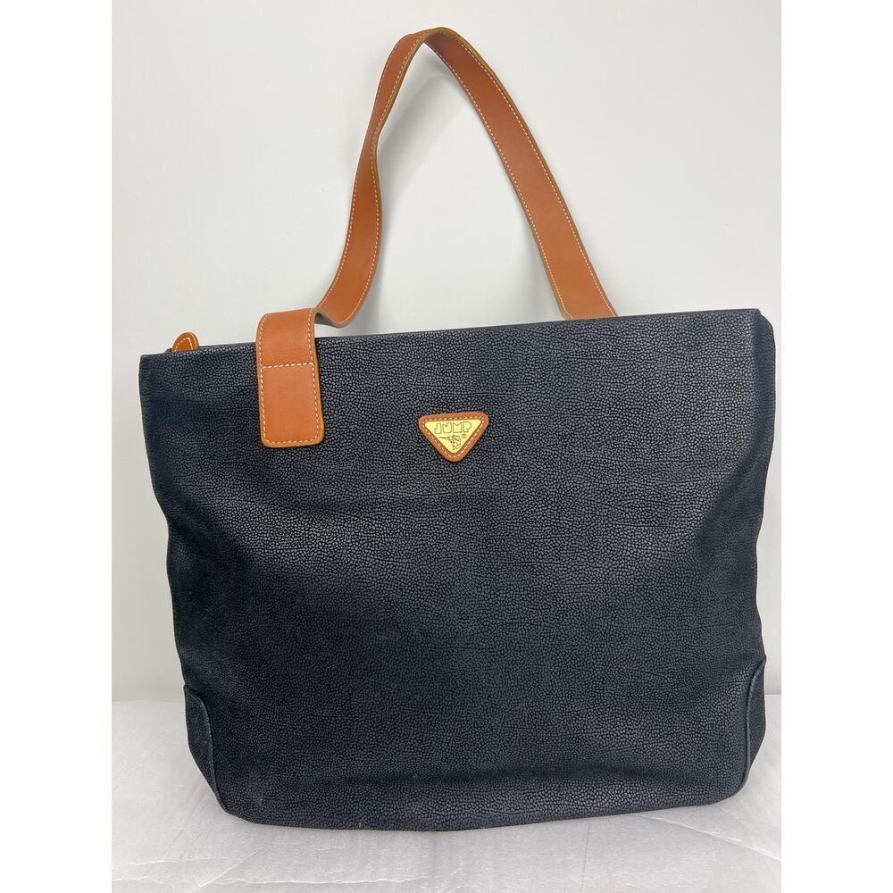 Sale !! Jump For BOYT  Black Leather Tote Handbag Medium Shoulder Bag Purse